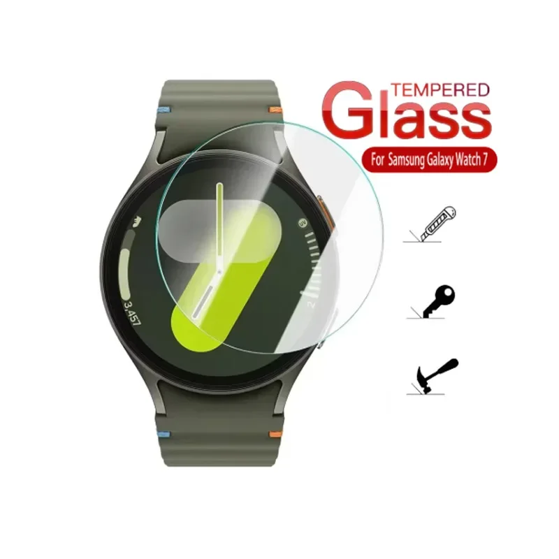 2in1 Silicone Strap Band + 3PCS Tempered film Screen Protector For Samsung Galaxy Watch 7 40mm 44mm