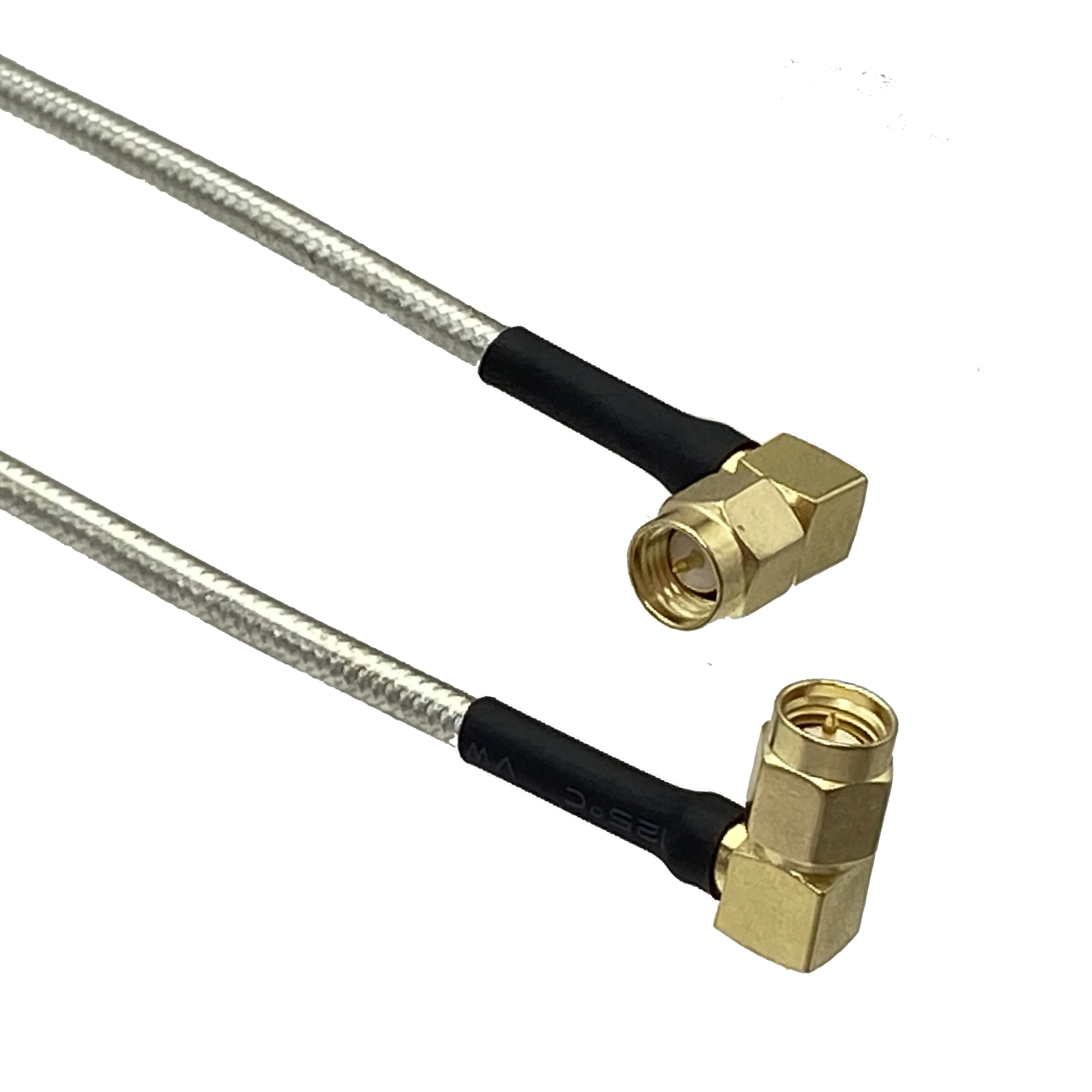 1pce SMA Male Plug RA to SMA Male Right angle RG402 0.141\