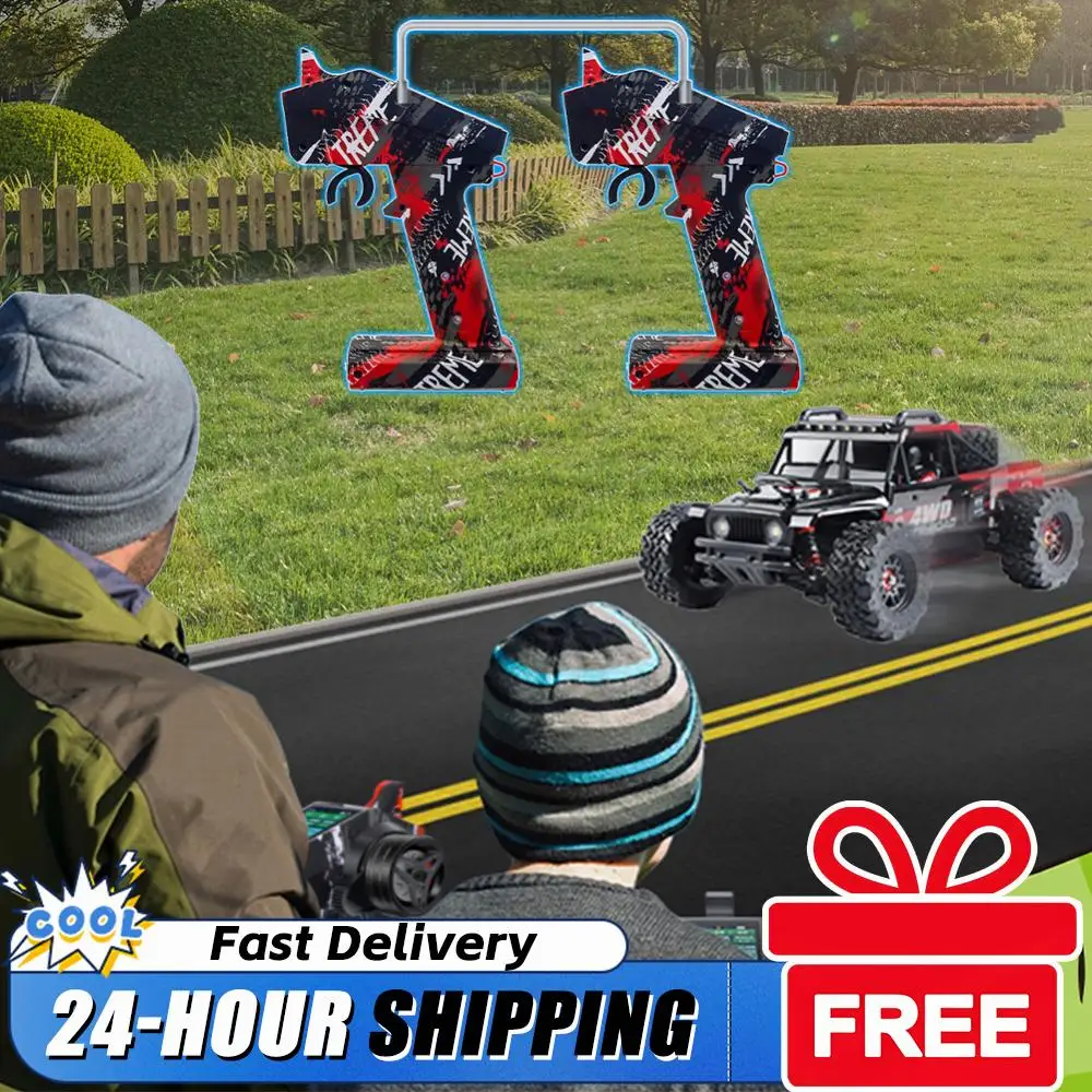 

8-Channel RC Transmitter and Receiver with Screen 2.4G Car and Ship Model Remote Control RC Controller for Climbing Drift