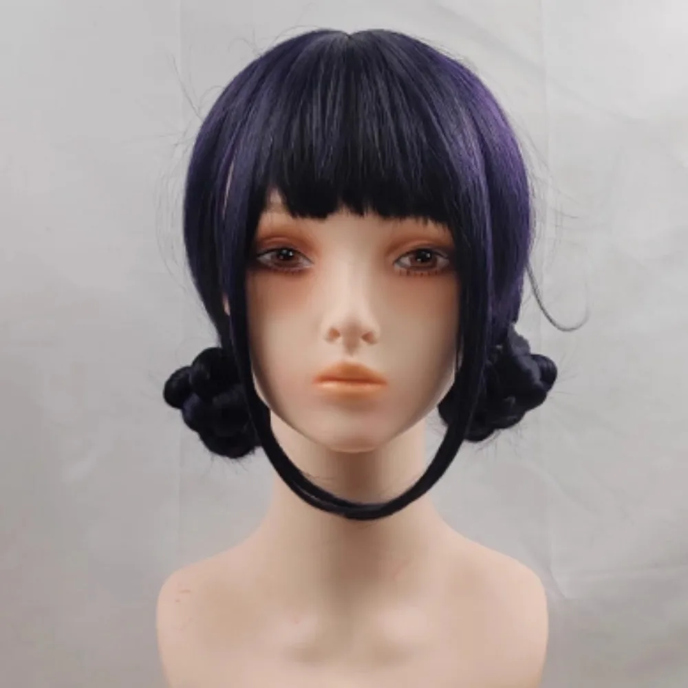 

HOT KPOP Demon Hunters Rumi Purple Cosplay Wig Halloween Party Roleplay Wig Heat Resistant Synthetic Wig Daily Halloween Gift