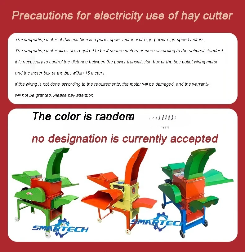 Small Farm Machinery Animal Feed Silage Grass Forage Chopper Chaff Cutter Machine Cattle Cow Hay Straw Crushing Cutting Machine