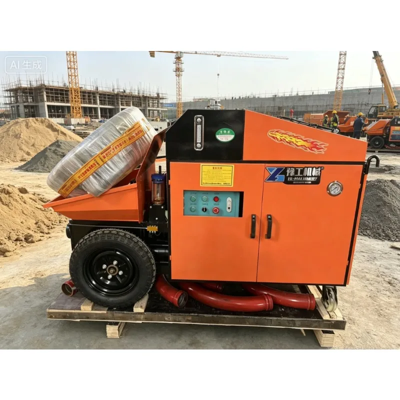 Stable and Smooth Output Concrete Pumping System with Dependable Diesel Engine, Diesel Concrete Pump