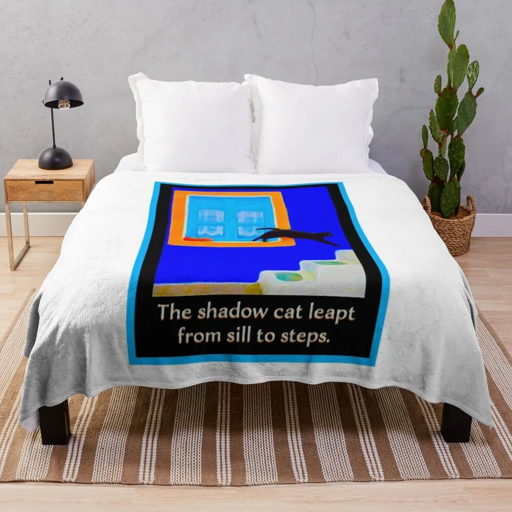 

Shadow Cat Throw Blanket valentine gift ideas Luxury Throw Blankets