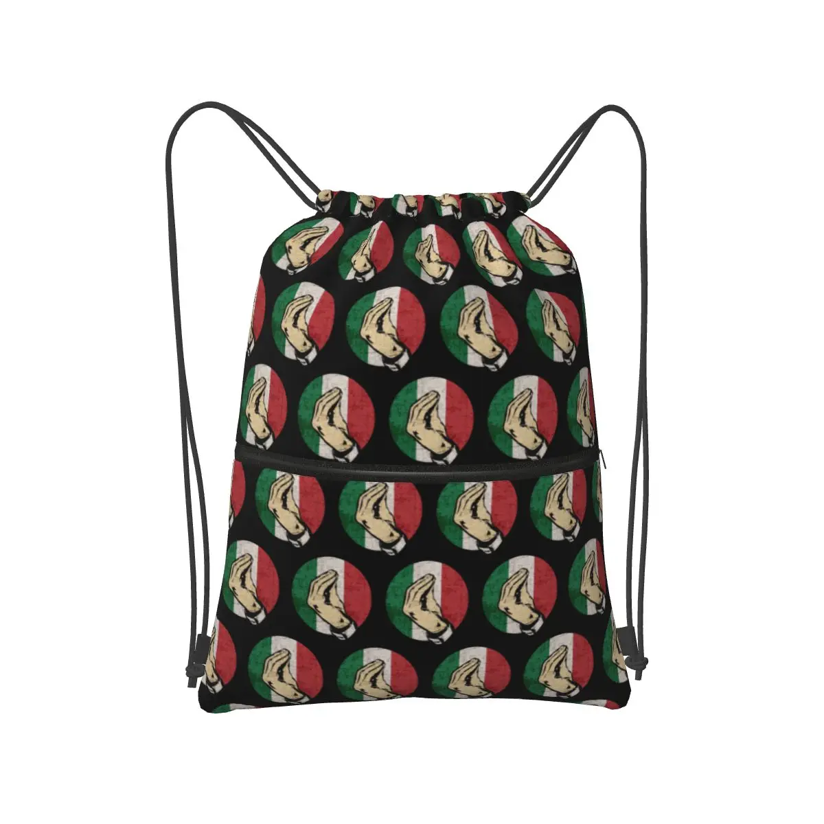 

Итальянские рюкзаки для жестов рук, модные портативные сумки на шнурке, сумки для обуви, сумки для книг для мужчин, женщин, студентов