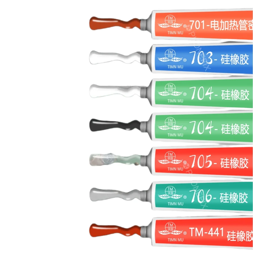 Silicone Industrial Adhesive 45g 703 704 705 706 White Black Red Transparent Glue Electronic Component Sealing Glue