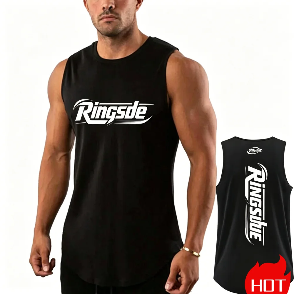 men's fitness vest Summer Quick drying New running training vest Gym vest Gym vest ventilate sports men's t-shirts tank tops man