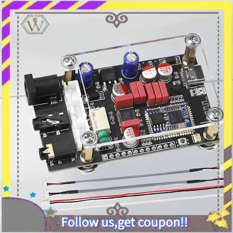 New DC8-24V XY-LA02 Qualcomm QCC5125 High Temperature BT 5.1 Lossless Decoding Board For APTX LDAC Lossless HD Sound DIY Kit