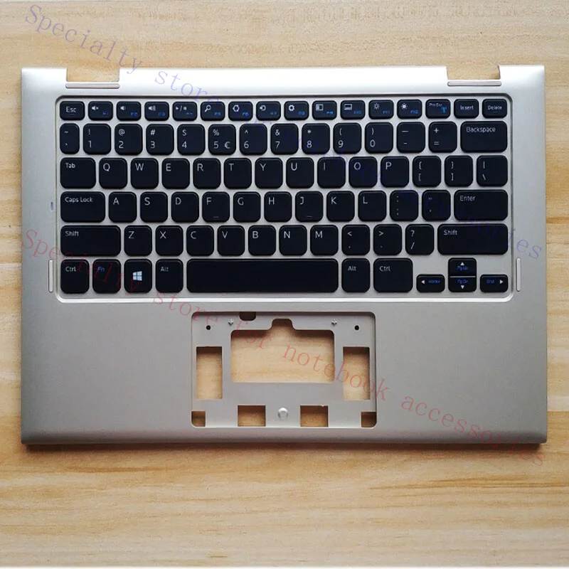Palmrest with Keyboard For DELL Inspiron 11 3147 English Keyboard C Shell Gold