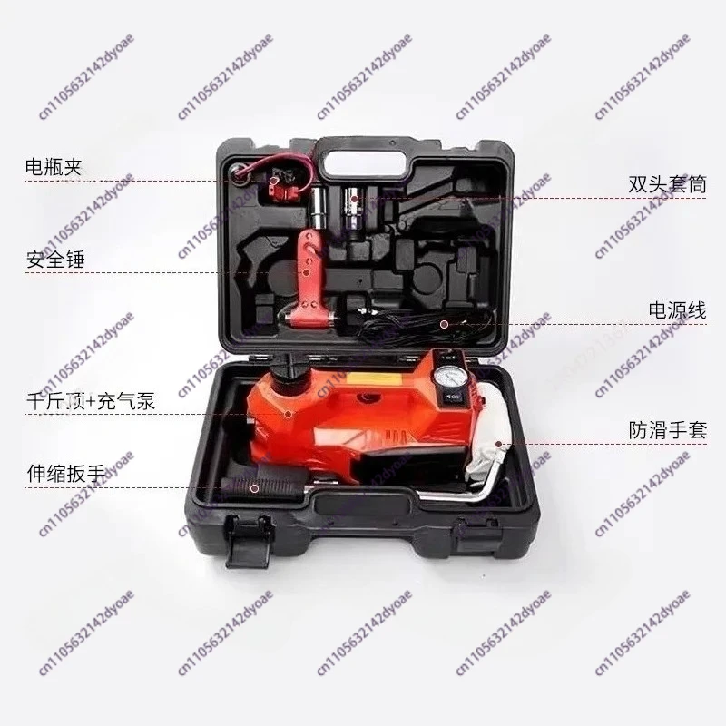 12V Automotive Electric Hydraulic Jack Wrench Air Pump Universal Tire Changing Tool