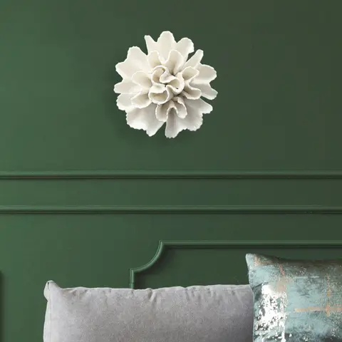 हैंगिंग वॉल 3D सिरेमिक फूल दीवार सजावट ऑफिस घर के लिए कृत्रिम फूल हस्तनिर्मित सिरेमिक फूल मूर्तिकला हैंगिंग सजावट 12 best sales चीनी मिट्टी के फूल - №7