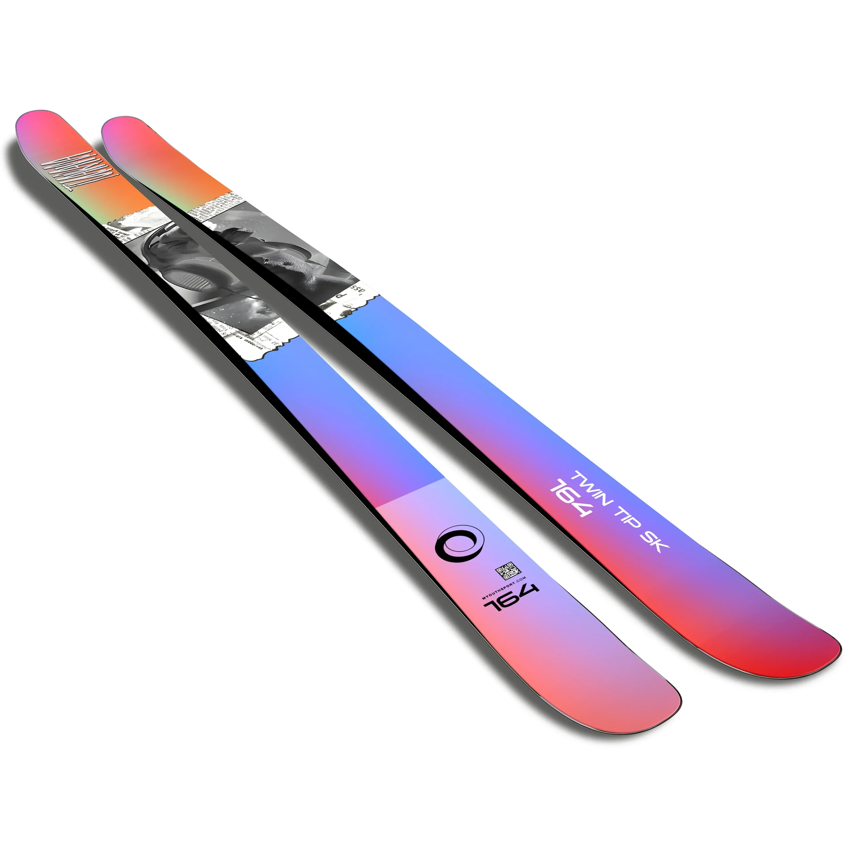 New Season Soft Light Durable Park All Mountain Rail Jib Freestyle Skis Twin Tip Alpine Ski