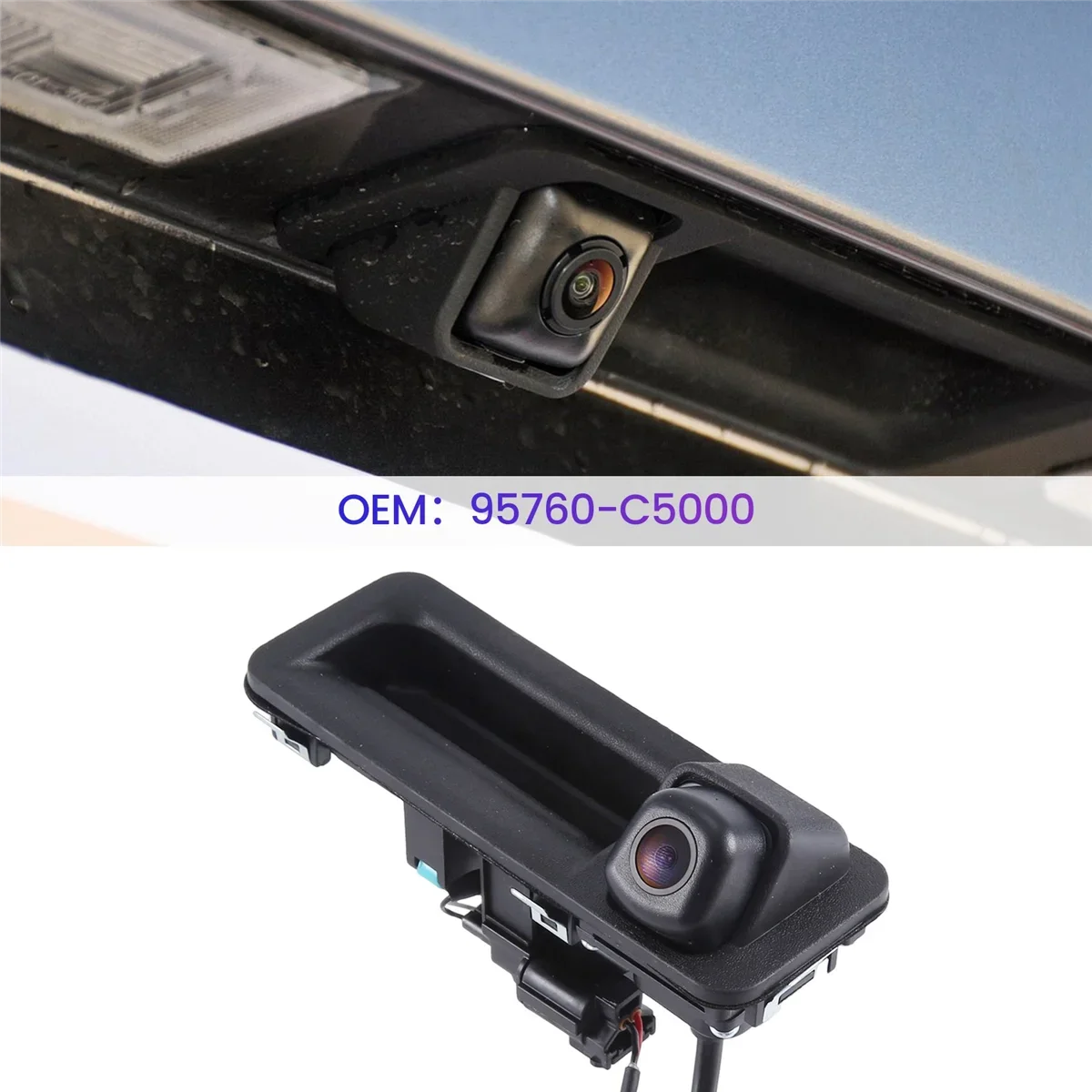 95760-C5000 Car Rear View Backup Assy Camera for 2014-2017 95766C5000
