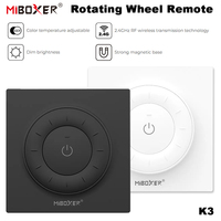 MiBoxer K3 2.4G Rotating Wheel Remote Color Temperature Panel Remote Control Adjustable Dimmer Wireless for Lamps/Controllers