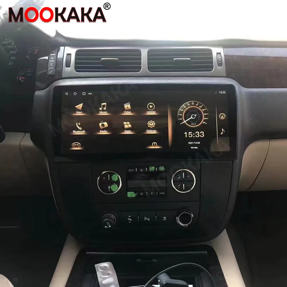 

Android Auto Carplay GPS Navigation For GMC SIERRA 2007-2013 Car Radio 12.3" Touch Screen Multimedia Player Head Unit DSP 4G LTE