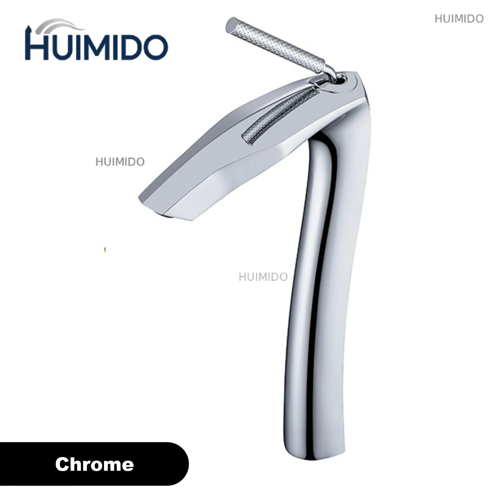 Luxury Brushed Gold Brass Bathroom Faucet Modern Ceramic Cartridge Basin Mixer Tap Hot&Cold Water Deck- Mounted Sink Fixtures