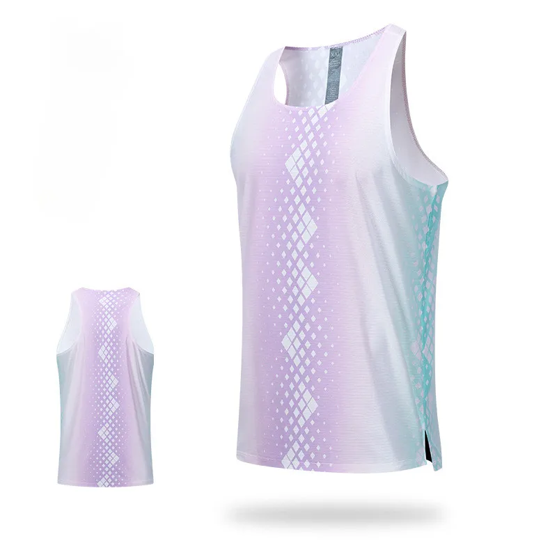 Outdoor-Westen für Herren: Lässige O-Neck Laufweste, ärmelloses Shirt, modisches, schnell trocknendes, atmungsaktives Gym-T-Shirt, lockeres Sommer-Tanktop