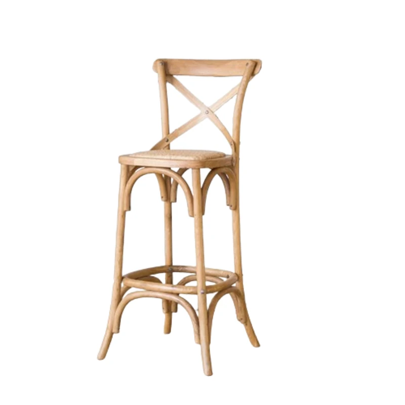 Tabourets De Bar De réception en bois comptoir moderne chaises De Bar créatives simples mode confortable Taburetes Altos De Cocina meubles