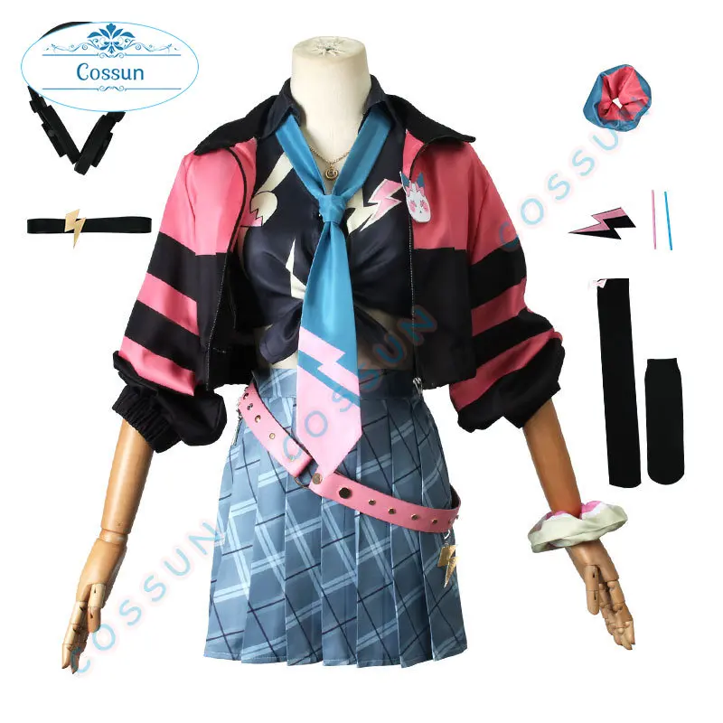 

NIJISANJI Vtuber EN XSOLEIL Kotoka Torahime Cosplay Costume Halloween Game Outfits Women Dress Anime Role Play Kotoka