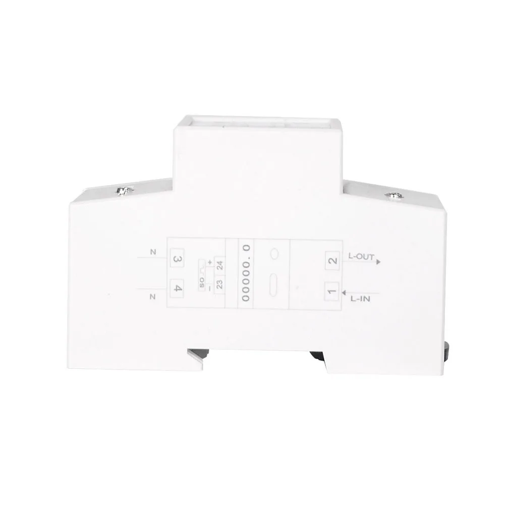 AC 230V 80A Single Phase DIN Rail Analog Mechanical Electricity Energy Meter For Home And Commercial Power Consumption Monitorin
