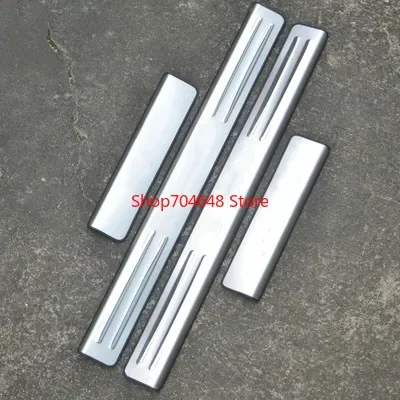 stainless steel Car door cover outside door sill plate for BMW X5 E70 X6 E71 2008 2009 2010 2014 2015 2016 2017 2018 car styling