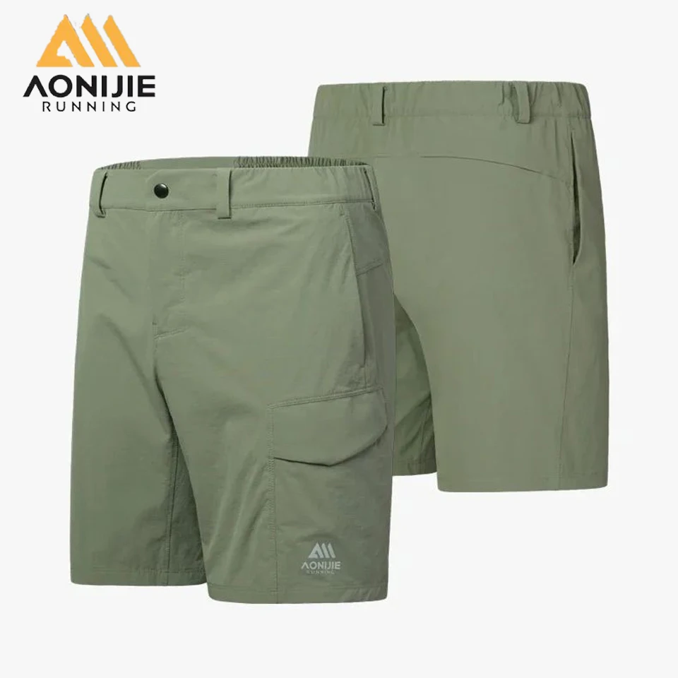 

AONIJIE Men's Outdoor Cargo Shorts Summer Quick Dry Sports Shorts Running Travel Breathable Waterproof Hiking Climbing Panttdoor