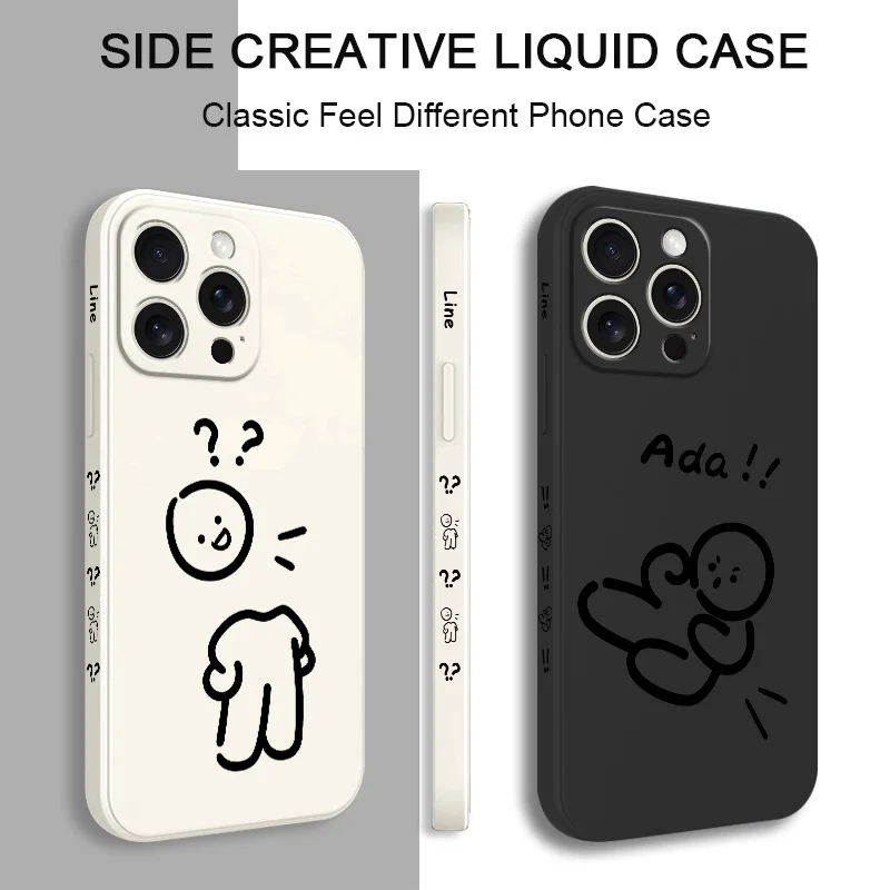 

Battle Line Man Phone Case For iPhone 17 16 16e 15 14 13 Plus Pro Max Mini Silicone Cover
