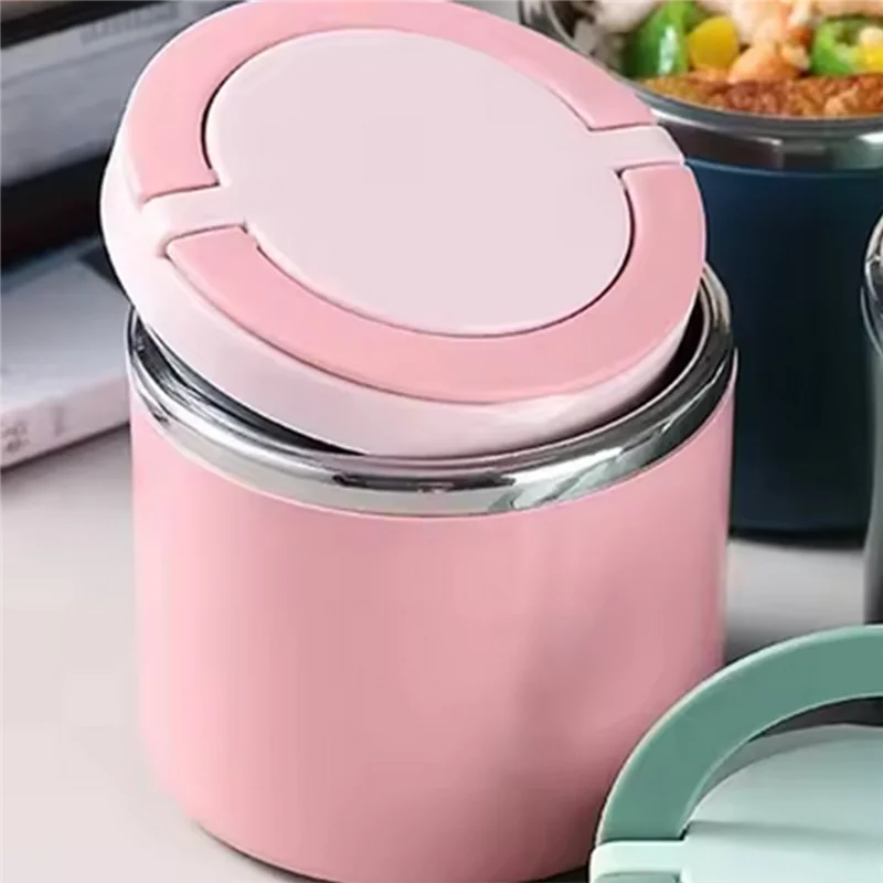 WORTHOWN-อาหารความร้อน Jar ฉนวนถ้วยซุปคอนเทนเนอร์กล่องอาหารกลางวันสแตนเลสเก็บร้อนสําหรับเด็กนักเรียน