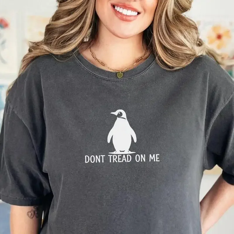 Subtle Fdt Penguin T Shirt Protest Environmental Rights S 5Xl Multicolor