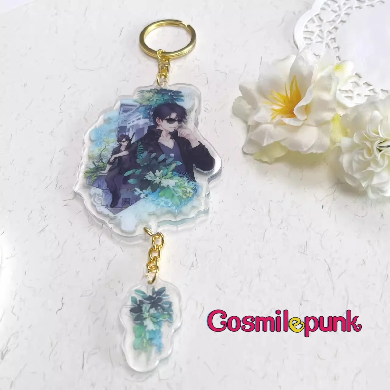 

DMBJ Anime Time Raiders Hei Yanjing 2024 Birthday Acrylic Acrylic Keychain Bag Pendant Display Cute Cosplay Gift C Pre-order