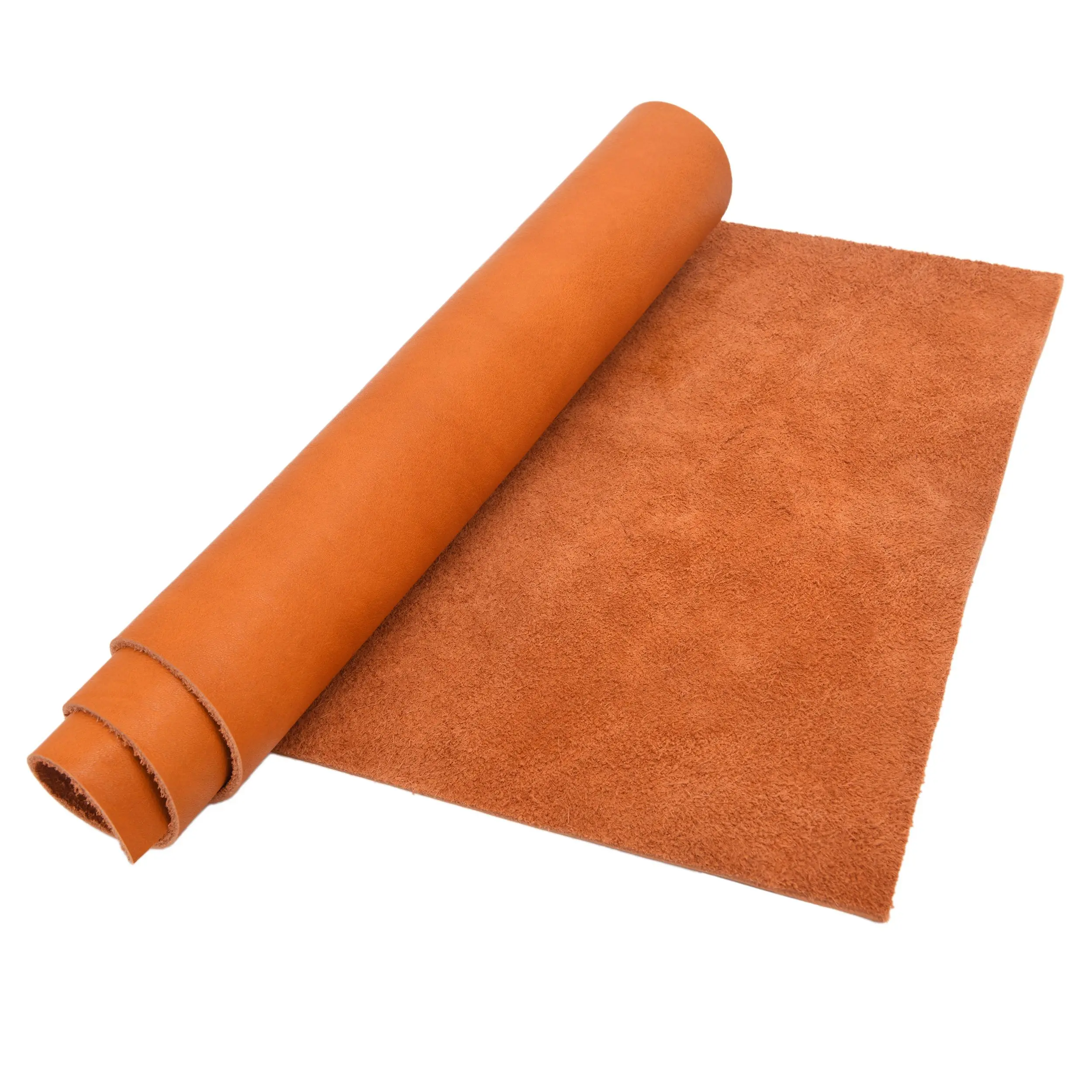 Genuine Leather Cowhide Leather PIeces Naturally Textured For Sewing, Workshop