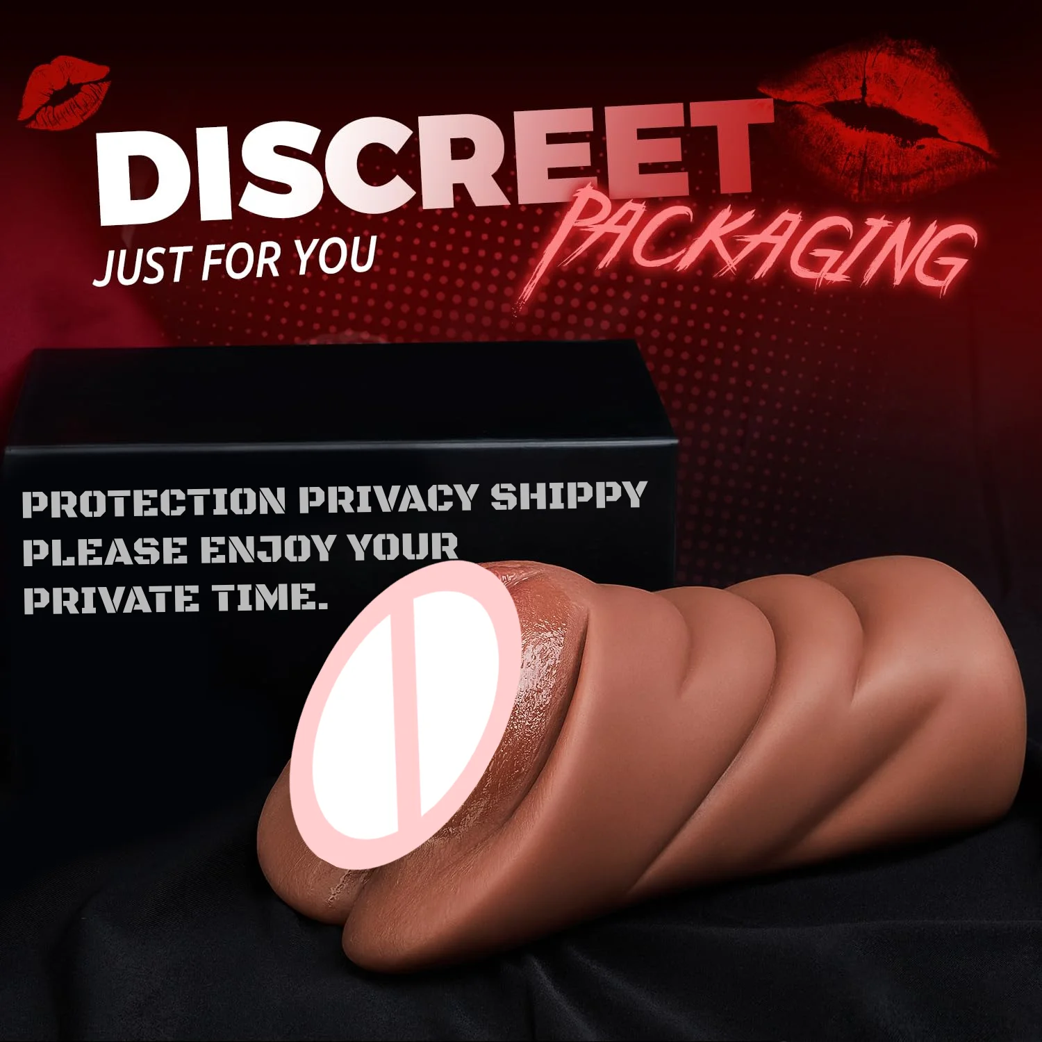 Pocket Pussy Male Masturbator Sex Toy for Men Upgraded 3D Textured Masturbation Cup Thick Labia Realistic Vagina Tight Anus view 6