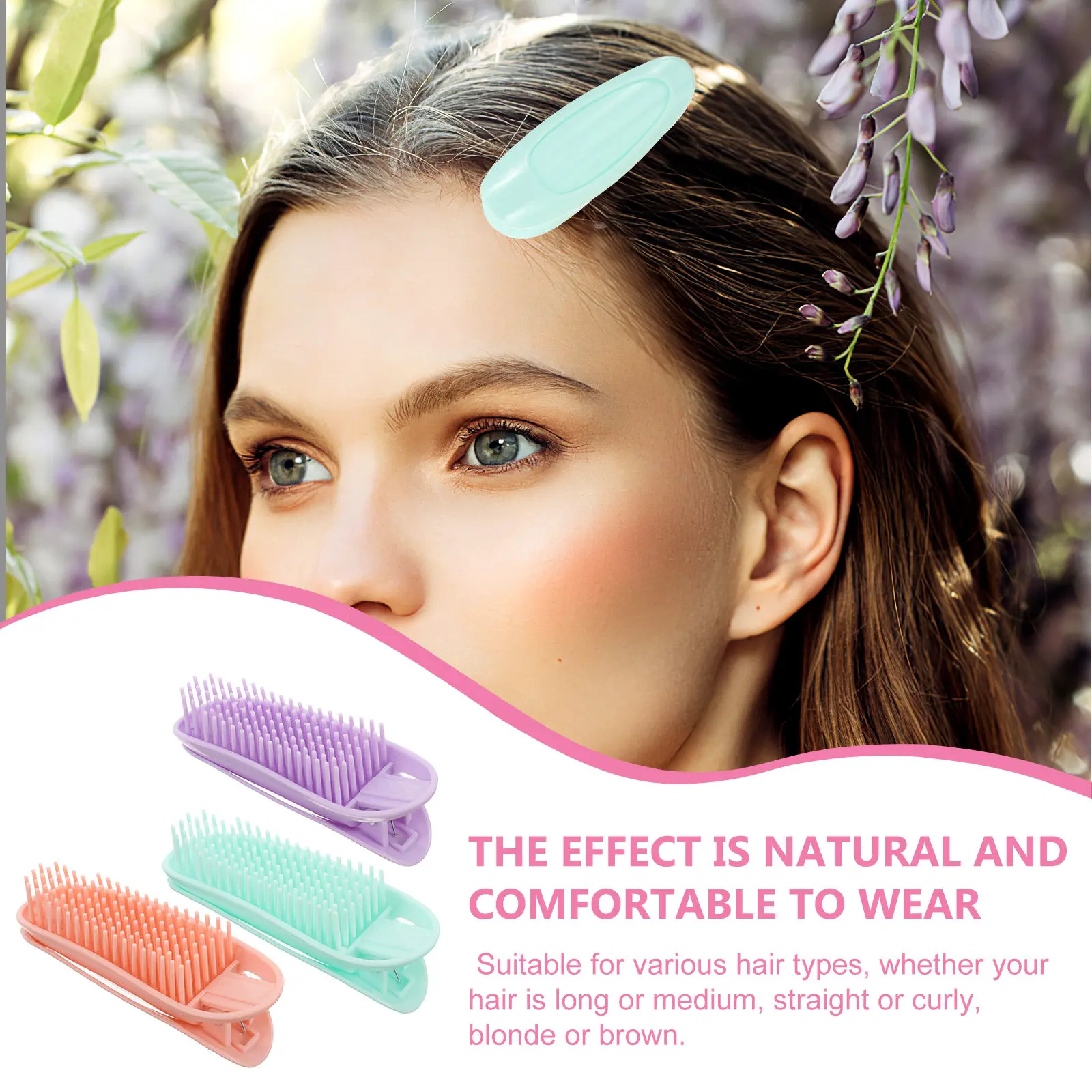 6Pcs Root Clips Volumizing Hair Styling Tools Hair Volume Booster Clips Comfortable Natural Effect Bangs Roller