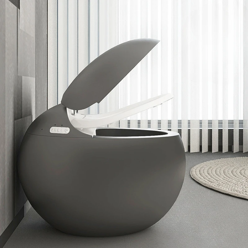Egg-shaped smart toilet, small apartment bathroom automatic integrated