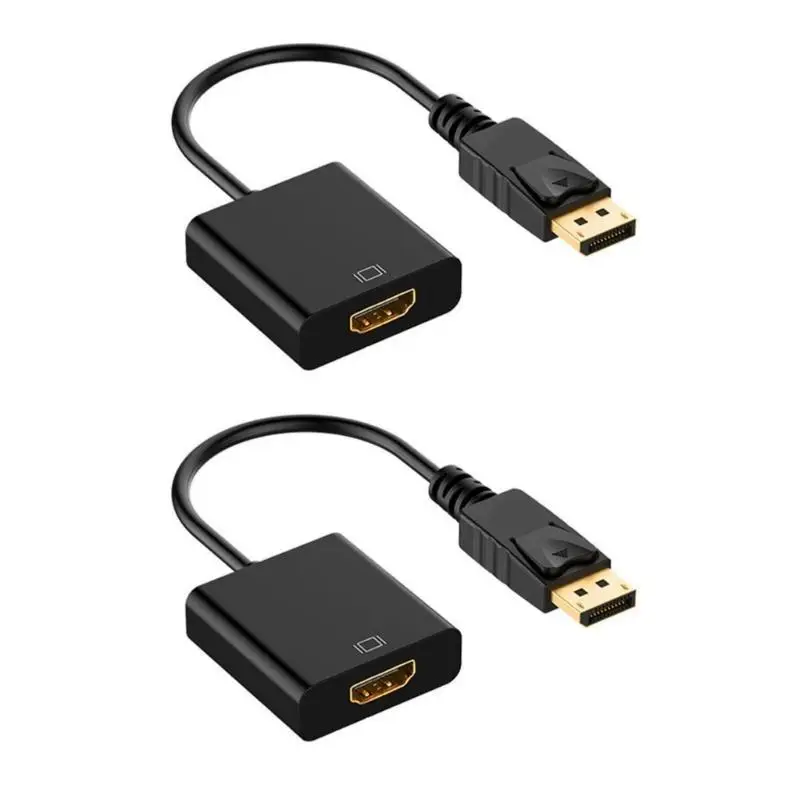 652F Gold Plate DisplayPort to HDMIS Converter لـ High Video و Audios Syncing HDMIS Connectors #2