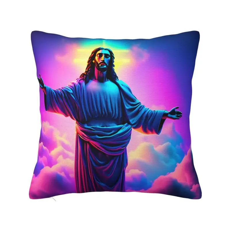 Custom Jesus Chromebook Wallpaper Cushion Cover Sofa Home Decorative Square Throw Pillow Cover