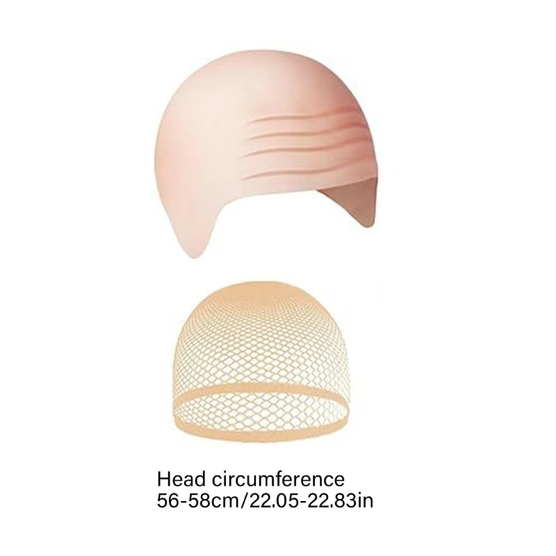 652F Gru – chapeaux chauve, accessoires Costume, écharpe rayée noire grise, faux nez, casquettes chauve,