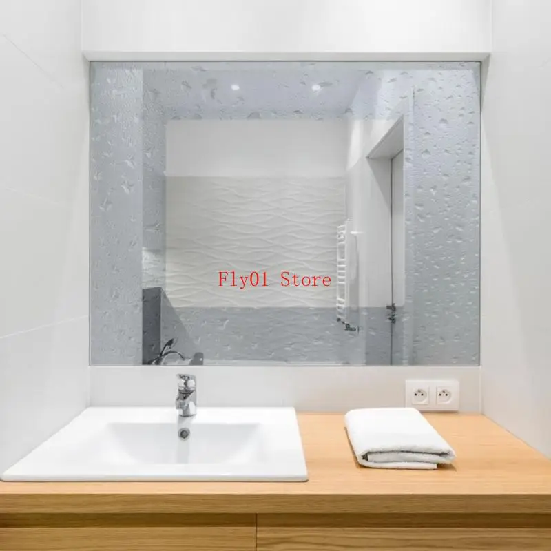 

8Pcs Car Rainproof Film Stickers Rearview Mirror Anti Fog Waterproof Clear Films Rainy Auto Safety Driving Stickers