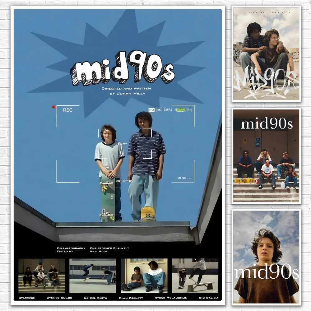 Funny Movie M-Mid90s Painting Calligraphy Canvas Mural For Interior Walls Crease-Free Beautiful For Living Room Bedroom