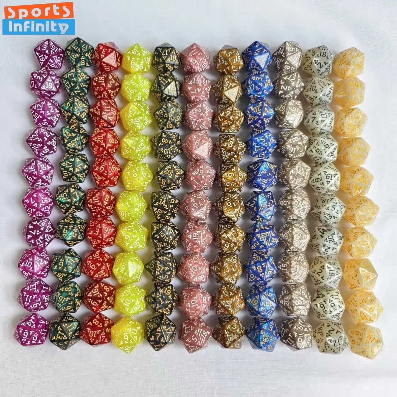 

10 шт. набор многогранных кубиков с узором дракона D20, цифровые игральные кости для DND TRPG RPG D20 D12 D10 D8 D6 D4, набор настольных игральных кубиков Dnd