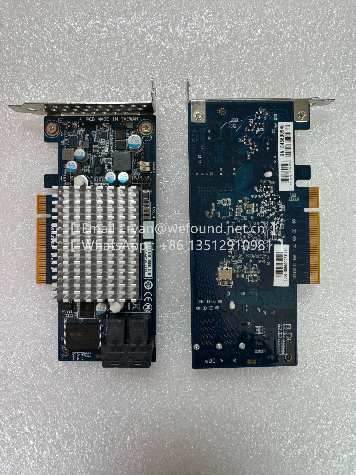

RAID-карта CRA3338 Broadcom 12 Гбит/с SAS3008 2 разъема Mini-SAS HD SFF8643 до 8 портов SAS 12 Гбит/с