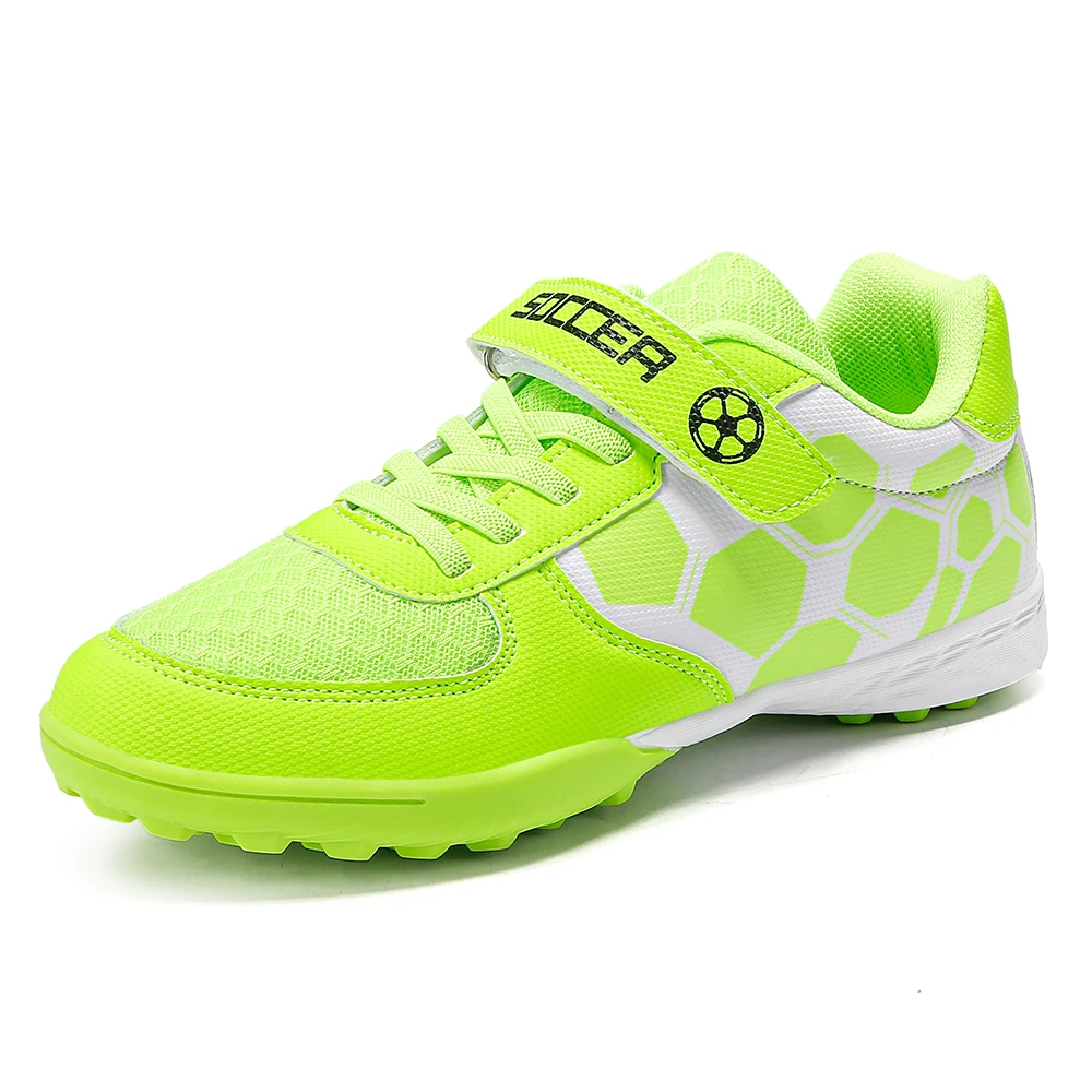 New Kids Football Boots Society Cleats Soccer Shoes Professional Children Football Field Boots Original Non Slip Sneakers Fast