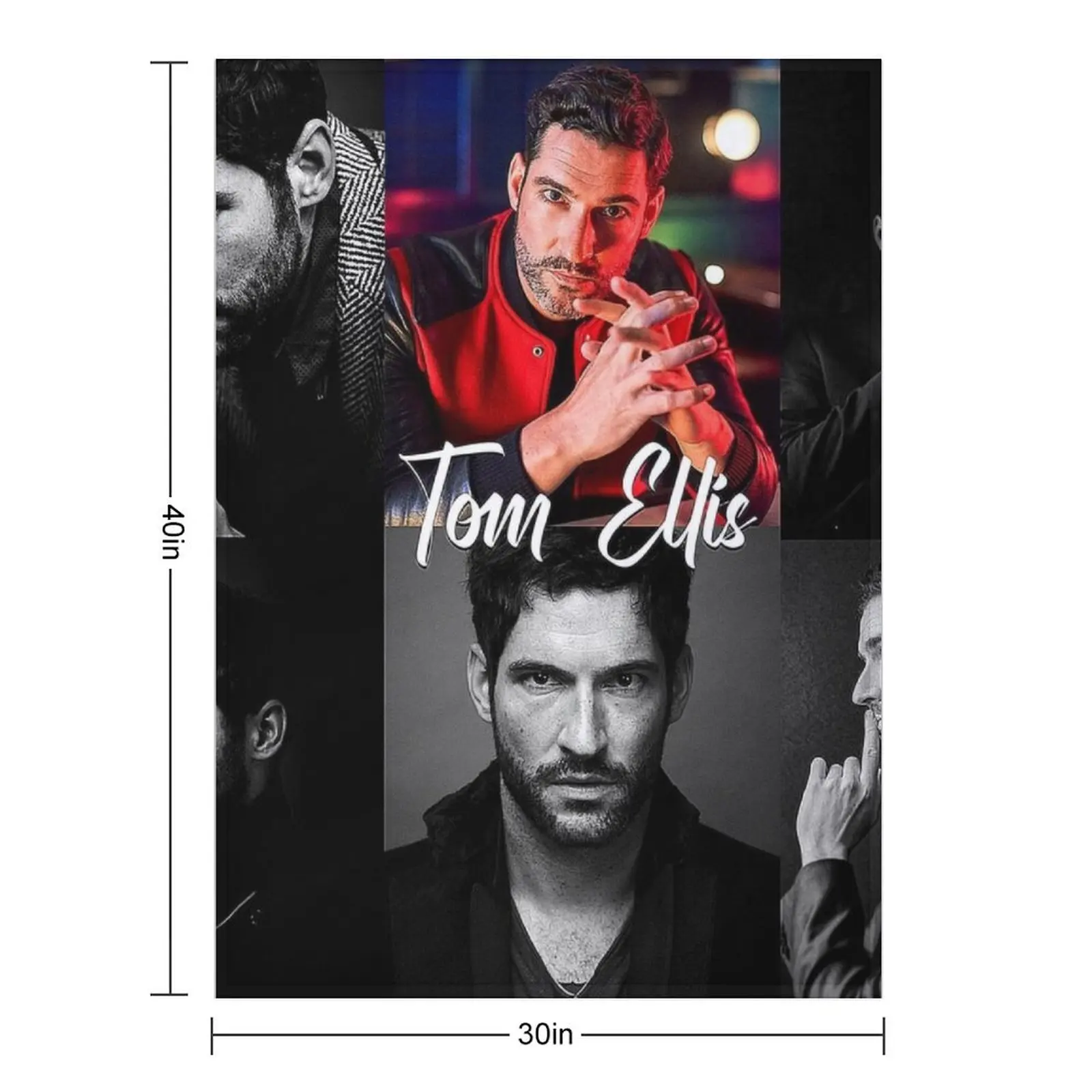 Tom ellis Throw Blanket Thermal wednesday Sofa Quilt Furrys Blankets