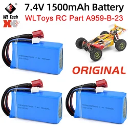 Original WLtoys 144010 Battery 7.4V 1500mAh Lipo Battery for WLtoys A959-B/A969-B/A979-B 144001