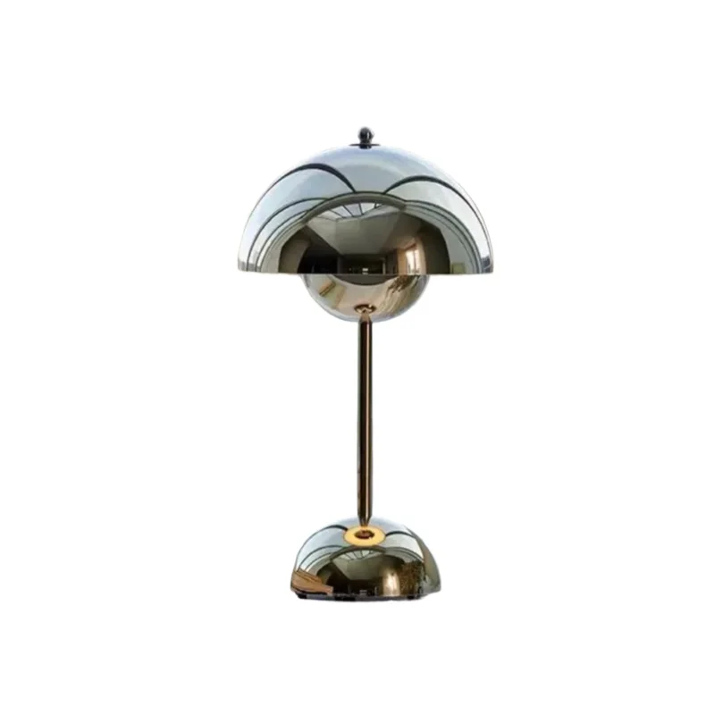 New ins bedroom mushroom lamp Swiss bedside flower bud table lamp high-end light luxury high-value creative ornament
