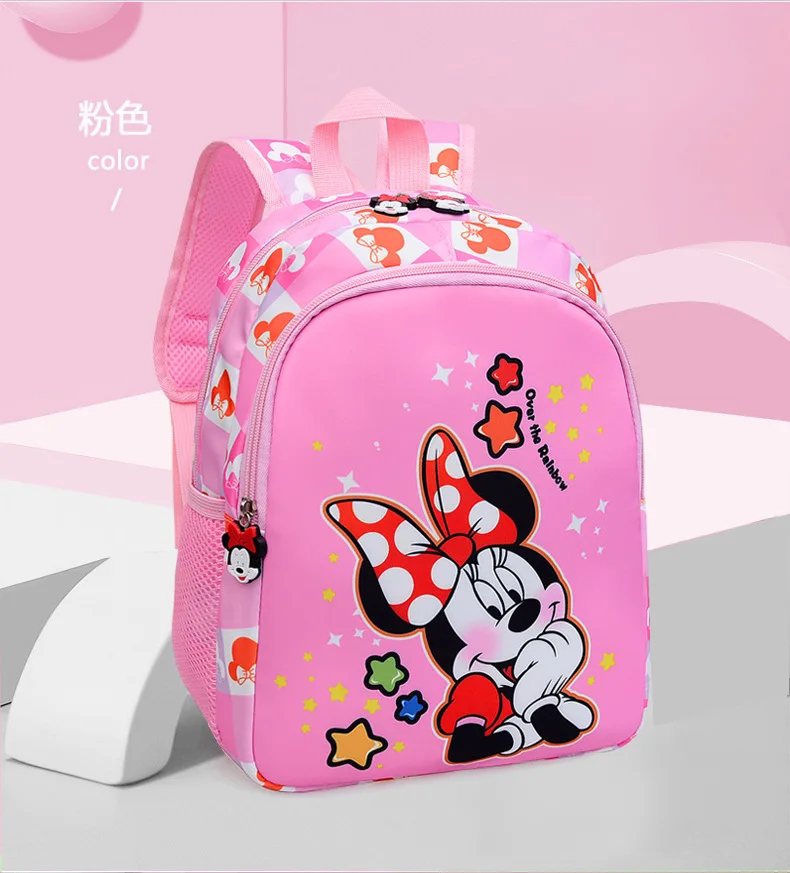 Miniso Disney Mädchen Mickey Mouse Mini Canvas Tasche Kinder tasche Rucksack Damen Kindergarten Mickey Rucksack