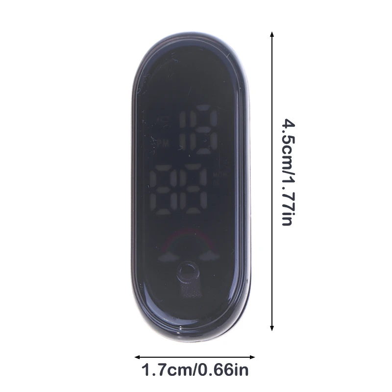 Stickable Portable Clock for Electric Motorcycles with Digital Display