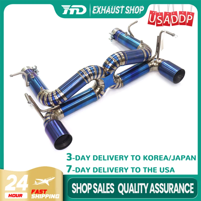 

HMD Exhaust Catback for Ferrari F8 Ti High quality Continuous surprise Lossless installation Fit 3-7 days Delivery