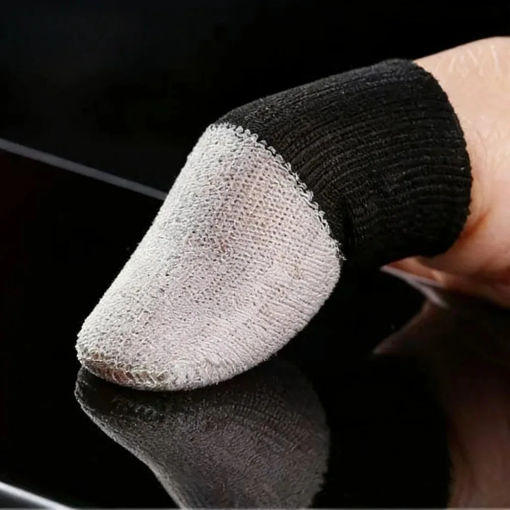 Highly Sensitive Anti Sweat Gaming Finger Sleeve Touch Screen Protector Universal Mobile Game Glove for Gamers