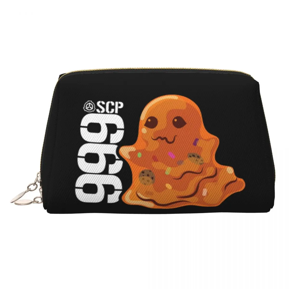 SCP 999 Tickle Monster SCP Foundation Women Cosmetic Bags Travel Makeup Organizer Pouch Toiletry Storage Dopp Kit Case