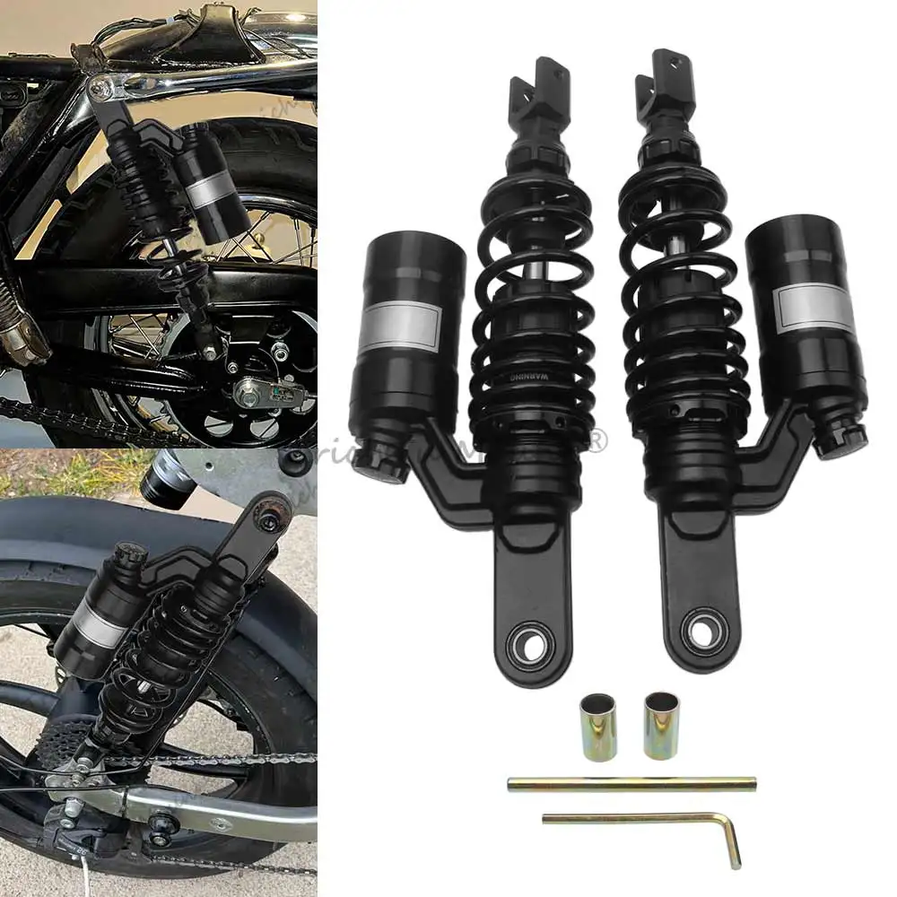Par de Amortiguadores Compatibles con YAMAHA HONDA SUZUKI GARELLI LAMBRETTA, Motos Juiced, Karts, Scooters y Cuatrimotos (ATV) 1993-2024